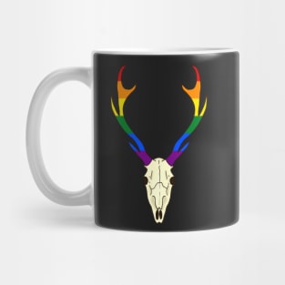 Gay Pride Deer Skull Mug